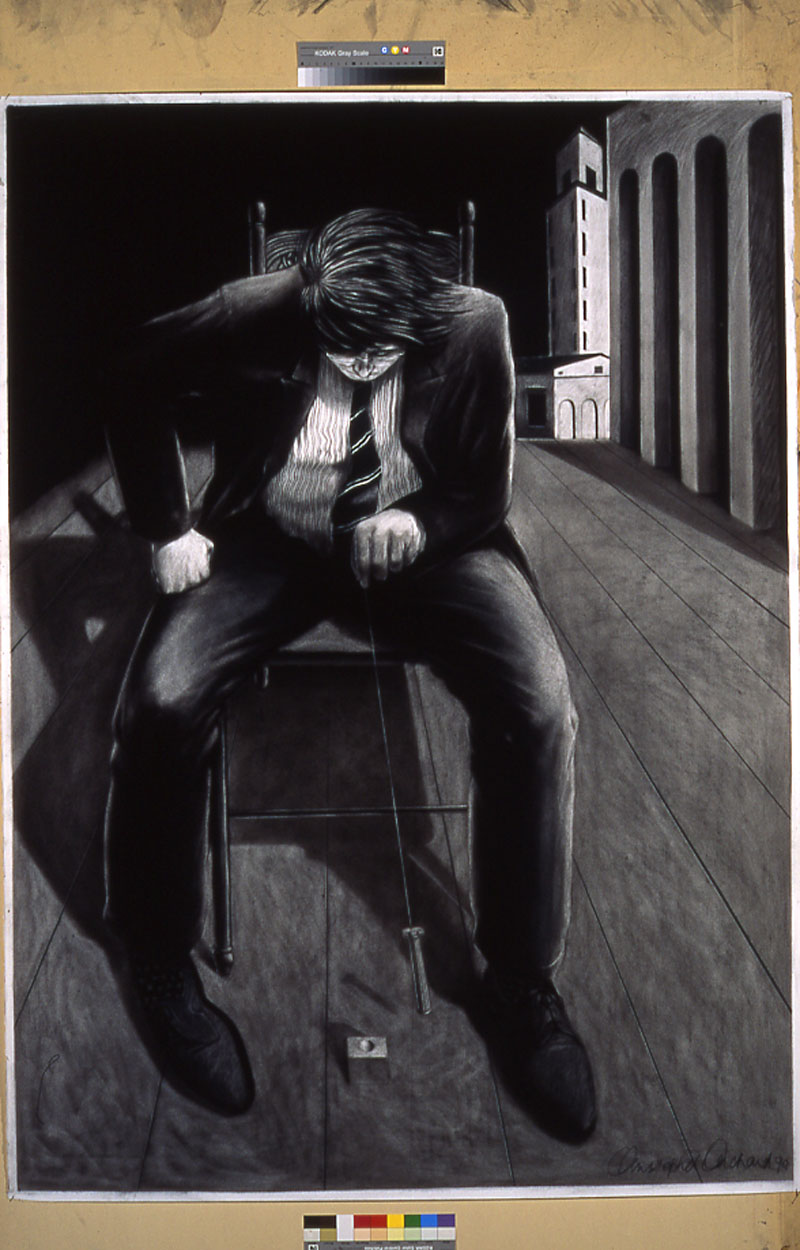 The Architect Charcoal on paper 150x107cm